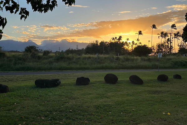 Landschaft mit Sonne, die durch die Wolken bricht – ein Symbol für neue Lebensfreude und innere Klarheit.