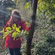 Anita Griebl steht im Wald und hat dort ihre Methode BewusstseinsEnergie entwickelt.