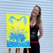 Seelenbild von Claudia Michaela aus dem Energie‑Mal‑Seminar Juli 2026 – Aufstieg ins Licht